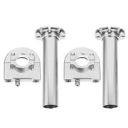 WAXIAYUZ 2 Sets Universal Motorcycle Hand Grips with Throttle Tube